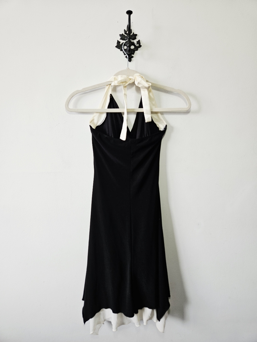 2x Vintage 90s Mini Dress Lot Size S Ruby Rox Big Heaven Lot Black White Y2K - Picture 3 of 8